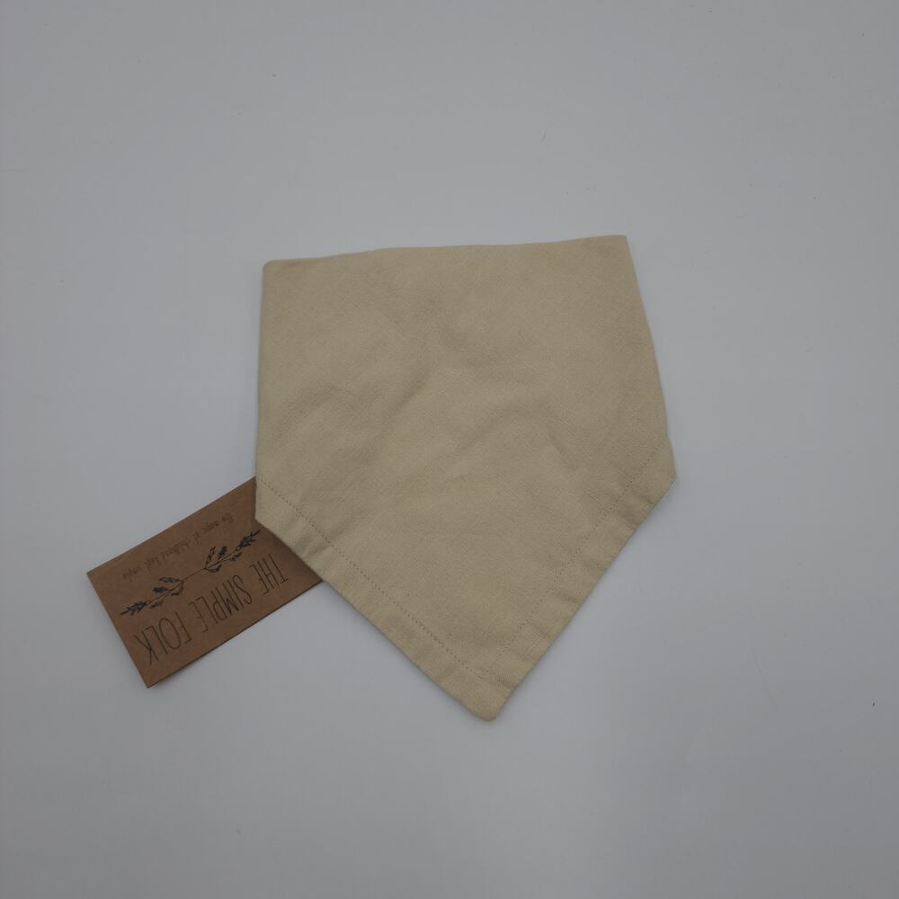 The Simple Folk Linen Bandana in Oatmeal - New with Tags